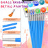 Paint Brushes Set for Acrylic Painting, 100 Pcs Art Paint Brushes Round Acrylic Paint Brushes, Nylon Paint Brushes for Kids Adults Oil Watercolor ...