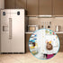 Hotop 4 Pack Fridge Cabinet Locks for Kids with Keys Self Adhesive Child & Baby Toddlers Proofing Mini Safety Locks for Refrigerator Deep Freezer ...