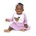 Baby Bibs 3 Pack Cotton Blend Hook-and-Loop Closure - Ballerina and Bows (Zhara), Newborn & up, Pink, Small...