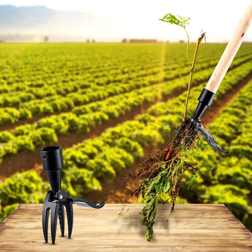 Garden Weed Puller Tool Device Manual Weeding Tool with Claw Stand Up Weed Root Pulling Tool and Picker, Grabber That Allows for Standing Use No B...