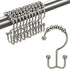 Shower Curtain Hooks Rings, TENOVEL Double Sided Shower Hooks Rust Proof for Bathroom Shower Rods Curtain, Durable Stainless Steel Bathroom Shower...