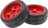 ShareGoo RC OD 2.55" Nylon 12mm Hex Wheels & Rubber Tires Set Compatible with Traxxas Tamiya Sakura HSP Redcat 1/10 RC On-Road Touring Drift Car (...