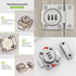 Combination Lock with Passcode 3 Digit Zinc Alloy Material Keyless Entry Rotating Bolt Baby Safty Ideal for Your Personal Belongings Like Suitcase...