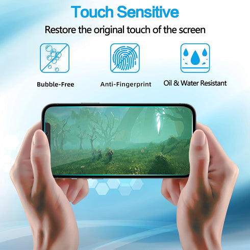 2 Pack Privacy Screen iPhone 12 Pro Max Tempered Glass Privacy Screen Protector for iPhone 12 Pro Max, Anti-Spy, Shatterproof, Full Edge Coverage,...
