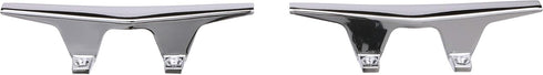 Attwood 6245-6 Chrome-Plated Zinc Cleats, 6 Inches Long, 2 3/32 inches Wide, Install with 4 Included #10 Fasteners...