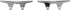 Attwood 6245-6 Chrome-Plated Zinc Cleats, 6 Inches Long, 2 3/32 inches Wide, Install with 4 Included #10 Fasteners...