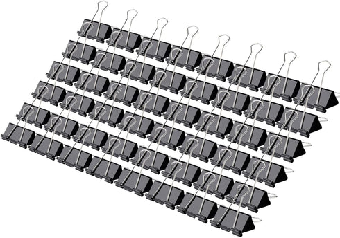 1/4-inch (32mm) Paper Holding Binder Clips Paper Clips for Notes Letter, Papers Binder Clamps use Office, Home, School, Institutions, Paper Holdin...