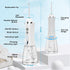 H2ofloss Water Dental Flosser Cordless, 300ML Rechargeable Oral Irrigator for Teeth Cleaning, Portable & IPX7 Waterproof Teeth Cleaner Pick for Br...