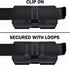 De-Bin Holster for Galaxy S24, iPhone 15, 15 Pro, 14, 13, 12, 11, X, Xs, 10 Cell Phone Belt Holder Case with Belt Clip Pouch Magnetic Cover, Fits ...