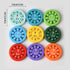 18PCS Math Fact Fidget Spinners,Learn Math Fact Fidget Spinners,Educational Stress-Relieving Toys Suitable for Children Addition, Subtraction, Mul...