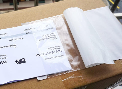 Premium 6''x10'' Packing List Envelope, Tailored Size for Letter-size Paper Folded in Half, Adhesive Shipping Label Pouch/Sleeve (50 pack)...