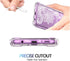 KIOMY Clear Case for Samsung Galaxy S9, Airbags Corners Shockproof Bumper Protective Cover Hybrid Design Hard PC Back + Flexible TPU Frame Lace Fl...