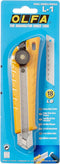 OLFA 18mm Heavy-Duty Ratchet-Lock Utility Knife (L-1)...