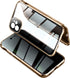 Anti-spy Screen iPhone12Promax case?Lock + Magnetic adsorption Anti-Peeping Metal Frame 360 Full Body Protective Cover Double-Sided Glass Lens Pro...