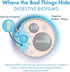 BIOHM Total Probiotic - 30 Billion CFU Daily Probiotic with Good Bacteria & Fungi Helps Reduce Bloating and Supports Total Gut Health - 30 Day Sup...