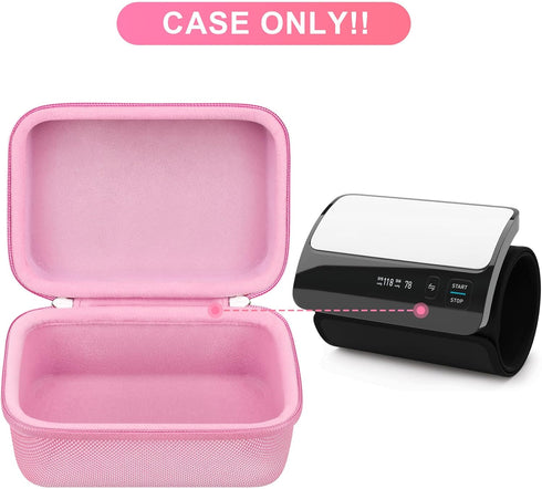 BOVKE Carrying Case for OMRON Evolv Bluetooth Wireless Upper Arm Blood Pressure Monitor, BP7000 One-Piece Design Portable OMRON BP Monitor Storage...