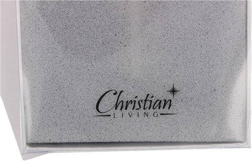 Silver Toned Girl Wall Cross Infant Blessing Baby Plaque Wall Decor Hanging Gift...