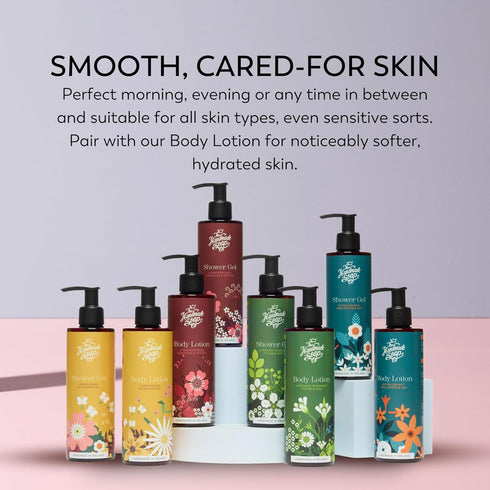 The Handmade Soap Company Shower Gel, Lemongrass & Cedarwood Body Wash, Liquid Bath Soap, Moisturizing Body Wash, Cruelty Free & Vegan Shower Gel,...