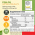 Halal Fish Oil Softgels 100 Ct, Standard Strength - Halal Omega 3 Fish Oil Supplements. Wild Caught, Non-GMO & Purified Fish Oil - Halal Vitamins...