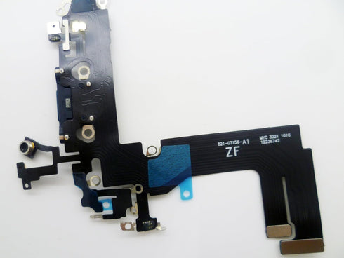 USB Dock Charging Port Flex Cable PCB Board Module Replacement Compatible with Apple iPhone 13 Mini (Blue)...
