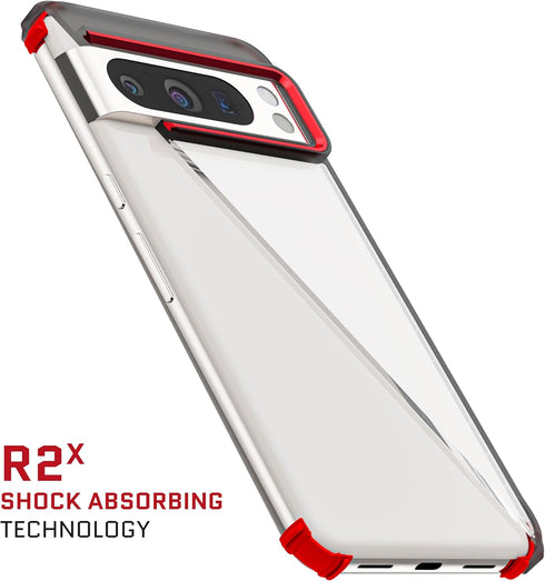 Ghostek Covert Google Pixel 8 Pro Clear Case - Compatible with Wireless Charging, Shockproof Silicone, Minimalist Phone Cover (6.7 Inch, Smoke)...