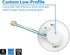 Nicor DLF301205KWH Flush Mount, 5000K, White...