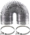 Funmit Dryer Vent Hose Kit - 4 In Diameter by 10 Ft Length - with 2 Stainless Steel Worm Clamp - Flexible Universal Aluminum Foil Non-Insulated - ...