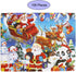 100 Piece Wooden Jigsaw Puzzle Merry Christmas Xmas Santa Claus Early Childhood Education Puzzle Wooden Cartoon Toys...