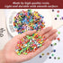 24 Style 800 pcs Evil Eye Beads for Jewelry Making, Evil Eye Charms with 1mm Hole...