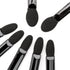 50pcs Eyeshadow Applicators Dual Head, Black Eye Shadow Brushes, Sponge Eyeshadow Applicator Double Side, 2.16" Professional Disposable Eye Shadow...