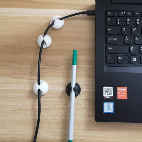 Cable Clips Organizer for Phone Charging Cable, Cable Holder Desktop,Cord Clips for Computer,Charging Cable,USB Cable,Mouse,Headphone Cable,Office...
