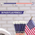 American Flag Pencils USA Flag Pencils Patriotic Pencils with Erasers for Independence Day, 4th of July, Party Favor, Office School Supplies (30 P...