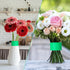 2pcs Spiral Ikebana Stem Holder, Flower Shaped Bouquet Holder 3D Printing Spiral DIY Bouquet Twister Plastic Flower Arrangement Holder for Vases D...