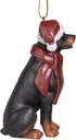 Design Toscano Christmas Xmas Rottweiler Holiday Dog Ornaments, Full Color...