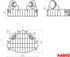 Corner Shower Caddy with Suction Cups and 3M Adhesive Mounting Discs for Porous Surfaces - Stainless Steel Basket for Bathroom Storage (Chrome)...