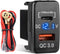Anina for Toyota USB C Car Charger Socket, 12V/24V Dual USB Outlet PD3.0 & QC3.0 Car USB Port with LED Voltmeter for Toyota Tundra 2005-2006 4Runn...