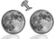 Custom Classic Jewelry Tuxedo Shirt Sliver Cufflinks Men's Unique Business Wedding Gifts (Special Earth Grey)...