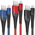 iPhone Charger, Lightning Cable 3PACK 6FT Nylon Braided Fast iPhone Charger Cord Compatible with iPhone 11 Pro Max XS XR X 8 7 6 Plus 5, iPad Pro ...