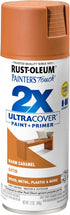 Rust-Oleum 334083 Painter's Touch 2X Ultra Cover Spray Paint, 12 oz, Satin Warm Caramel...