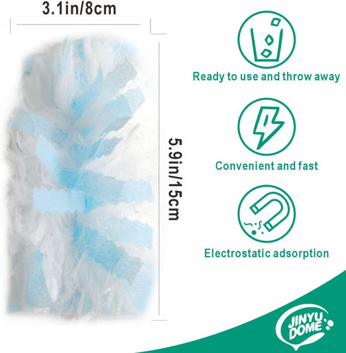 Disposable Dusters Refills Heavy Duty Dusters Refills, Designed to Fit Swiffer Dusters,30 Unscented Dusters...