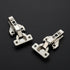 Ravinte 1 Pair 2 Packs Full Overlay Cabinet Door Hinges,105 Degree Adjustable Concealed Kitchen Cabinet Hinges Soft Close for Face Frame Cabinet...