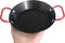 IMUSA USA 6" Carbon Steel Coated Nonstick Paella Pan Handles, Black, Red Hanldes...