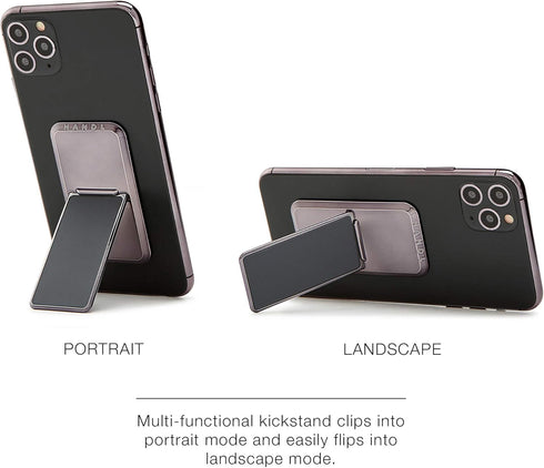 HANDL New York HANDLstick Space Gray Grip and Stand for Smartphone...