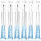 100 Pack 23Ga 1 Inch Stainless Steel Dispensing Lab Tools Accessories for Scientific Labs, Measuring and Refilling, Individually Wrapped...
