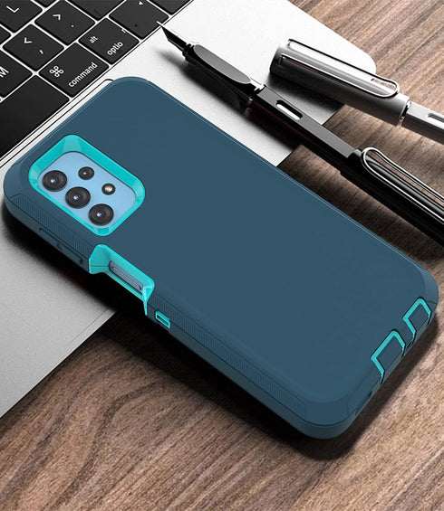 for Samsung Galaxy A32 5G Case,Shockproof Dustproof Case for Samsung Galaxy A32 5G (Blue)...