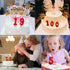 Red Birthday, 1 Candle 1st One Year Cake Bady Roman Numberal Cool Number Candle No 10 11 12 13 14 15 16 17 18 19...