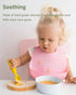 Baby First Spoons Set (4 Pack),Pre-Spoon Feeding Utensil for Kids Aged 6+ Months,Baby Led Weaning (BLW) Teething Spoon-Self Feeding,Silicone Toddl...