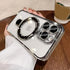 Magnetic Invisible Stand for iPhone 15 Pro Max Case Compatible with MagSafe, Military-Grade Protection, with Camera Protector, Clear Scratch-Resis...