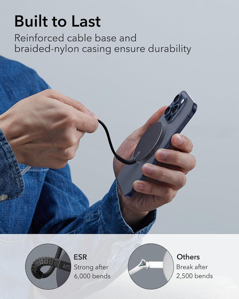 ESR for Magsafe Charger, Charging Pad for iPhone, Wireless Charger iPhone Compatible with iPhone 15/14/13/12 Series, Airpods pro, Strong Magnetic ...