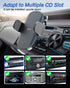 OQTIQ CD Phone Holder for Car - One Touch Release, 360° Viewing, Universally Compatible with iPhone & Android, CD Player Phone Mount & Air Vent Cl...